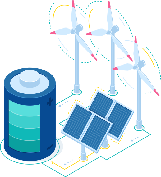 Energía renovable y almacenamiento